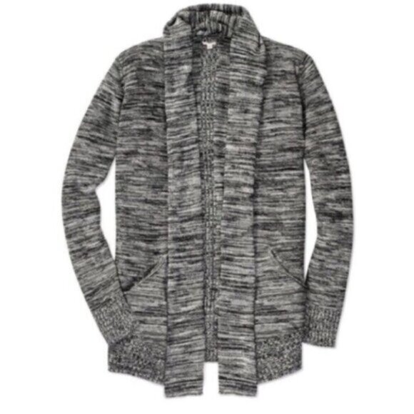 Wilfred Aritzia Flaubert Cardigan Sweater Duster Heathered Gray Draped Size XS - Picture 3 of 15